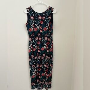 Anthropologie embroidered dress